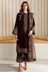 BQ 1015- Velvet Stuff 9000 Micro Fully Embroidered 3Pec Suit With Organza Dupatta.