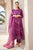 3 Piece Embroidered Lawn Suit With Embroidered Organza Dopatta (CS 84)