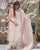 3 Piece Embroidered Lawn Suit With Embroidered Organza Dupatta (ZS-90)